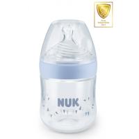 NUK NUK Natur Sense tåteflaske 150 ml Blå Smokk Stl 1 Small One Size
