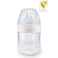 NUK NUK Natur Sense tåteflaske 150 ml Hvit Smokk Stl 1 Small One Size