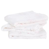 Aden + Anais White & Pink Lovely Reverie Pack of 3 Musy One Size
