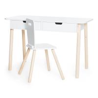 JOX Skrivebord med Stol Hvit One Size