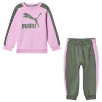 Puma 2-delt Jogge Dress Rosa/Kaki 6-9 months