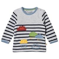 Frugi Multi Clouds Langærmet Trøje Grå/Marineblå 0-3 months