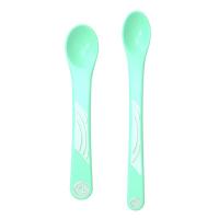 Twistshake 2x Feeding spoon 6+m Pastel Green One Size