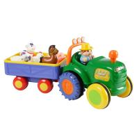 Kiddieland Happy Baby Farm Tractor with Trailer 12 mnd - 3 år