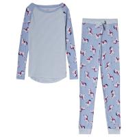 Joules Sleepwell Pyjamas Sett Blue Unicorn 3 years
