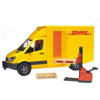 Bruder MB Sprinter DHL with hand pallet truck med 2 paller 3 - 8 years