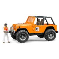 Bruder Jeep Cross Country racer oransje med Sjåfør 3 - 8 years