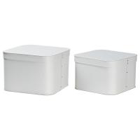 Bigso Box of Sweden Ludvig Nested Boxes 2-pack Silver Grey One Size