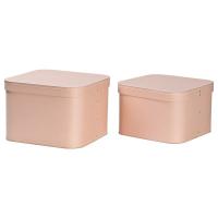 Bigso Box of Sweden Ludvig Nested Boxes 2-pack Dusty Pink One Size