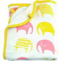 Littlephant Blanket Elephant White/Yellow/Pink onesize