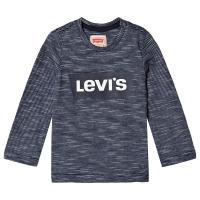 Levis Kids Stripete Batlog Langermet T-Skjorte Blå 16 years