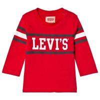 Levis Kids Logo Långärmad T-shirt Röd 6 months