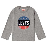Levis Kids Logo Långärmad T-shirt Grå 5 years