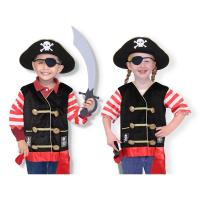 Melissa & Doug Role Play Costume Set, Pirate 3 - 6 år