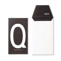 Design Letters AJ Greeting Card Q One Size