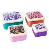 Rice 4-Pack Matboks Leopard One Size