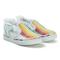 Vans Rainbow Infants Asher Slip On Trainers 19 (UK 3.5, US 4)
