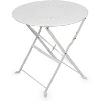 JOX Furniture Cafébord Metall Hvit One Size