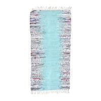 Rice Handmade Cotton Runner - Mint One Size