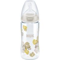NUK Tåteflaske, First Choice+, Anti Kolikk, 300 ml, Beige One Size