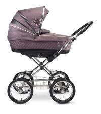 Silver Cross Sleepover, Sitte- og liggedel, Mulberry Carrycot/Seat Mulberry