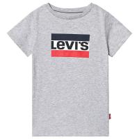 Levis Kids T-skjortekjole i grå med logo 14 years