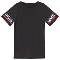 Levis Kids Logo t-skjortekjole med ermer i svart 3 years