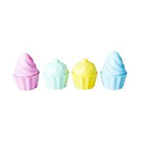 Rice Beach Toys in Muffin Shape - Assorted Pastel Colors One Size