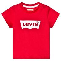 Levis Kids Batwing t-skjorte i rød med logo 9 months