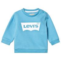 Levis Kids Genser i blå med logo 6 months