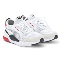 Puma White & Red Branded Trainers 37 (UK 4)