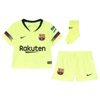 Barcelona FC Yellow Breathe FC Barcelona Infants Away Kit 3-6 months