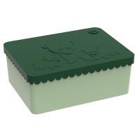 Blafre Bear lunch box med 3 rom, grønn One Size