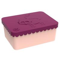 Blafre Fox Lunch Box med 1 rom, Plum red One Size
