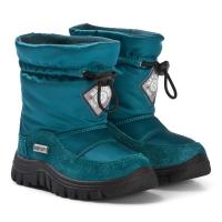 Naturino Varna Waterproof Suede Boots Bright Blue 22 (UK 5.5)