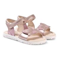 Geox Pink Haiti Flower Detail Velcro Sandals 33 (UK 1)
