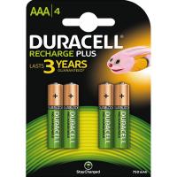 Duracell 4-Pack Recharge Plus AAA Oppladbare batterier One Size