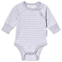 Geggamoja Baby Body Classic Light Grey Stripe 74/80 cm