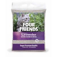 FourFriends Kattesand Lavendel 14 kg