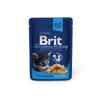 Brit Premium Porsjonsposer Med kyllingbiter for kattunger