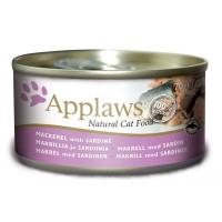 Applaws Mackerel&Sardine Konserv 24 x 70 g