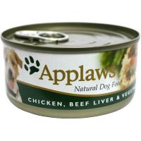 Applaws Chicken, Beef, Liver&Veg Konserv