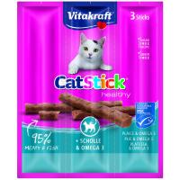 Cat-Stick Mini rødspette & omega 3