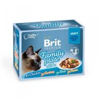 Brit Premium Pouches Fillets in Gravy Family Plate
