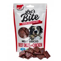 Lets Bite Meat Snacks Beef Dices with Chicken